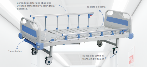 Cama de hospital manual 