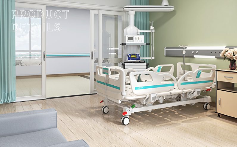 Cama hospitalaria eléctrica 