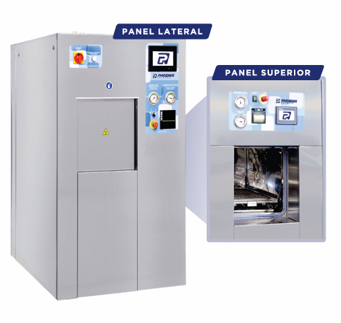 Autoclave horizontal 