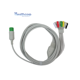 [AIT0008] ​​ECG cable  7 pin,  5 leads tipo pinza. neonatal para monitor. CONTEC
