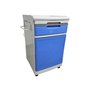 Mesa de noche, velador ABS, color azul